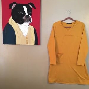 Yellow Zanzea dress, size small.